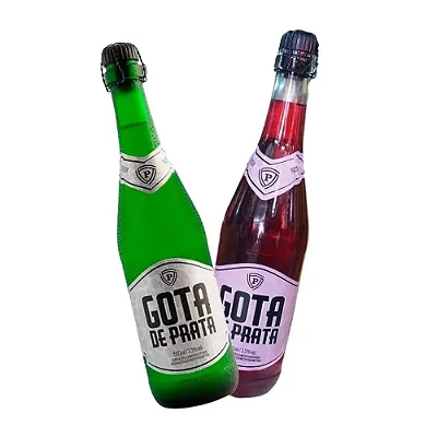 Kit Champagne Espumante Duas Garrafas - Gota de Prata