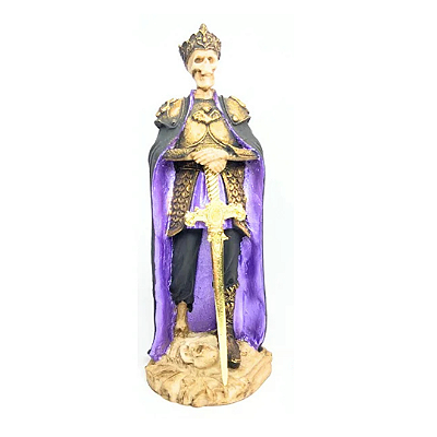 Caveira com Espada - 25cm - Resina