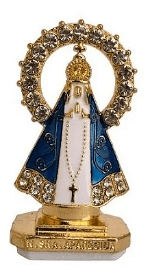 Imagem - Nossa Senhora Aparecida –  Para Painel Do Carro Com Fita Dupla Face – 5cm
