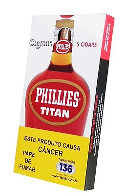 Charuto - Conhaque 5 Unidades - Phillies Titan