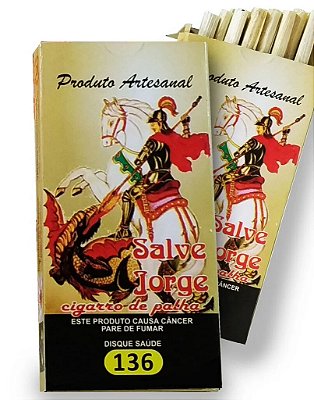 Cigarro De Palha - Salve Jorge - Fardo Com 10 Caixas