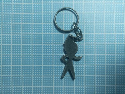 Chaveiro Vintage do Fusca - "A Daminha" Década de 1960- Metal