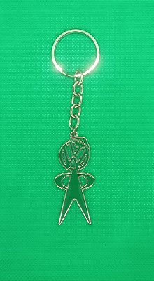 Chaveiro Fusca - "O Menininho" Metal