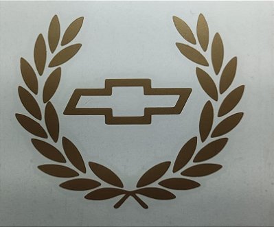 ADESIVO EM "DTF UV" - CHEVROLET - LOGO LAUREADO