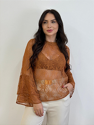 Blusa renda Michele