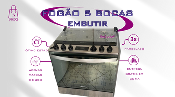Fogão 5 bocas
