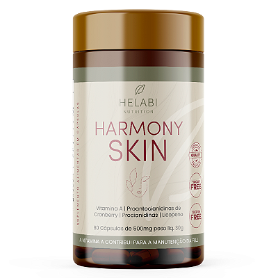 Tratamento 30 dias: HarmonySkin 60 Cápsulas - Pinus Pinaster + Licopeno+ Cranberry + Vitamina A