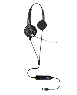 Headset HTU-310 Biauricular USB