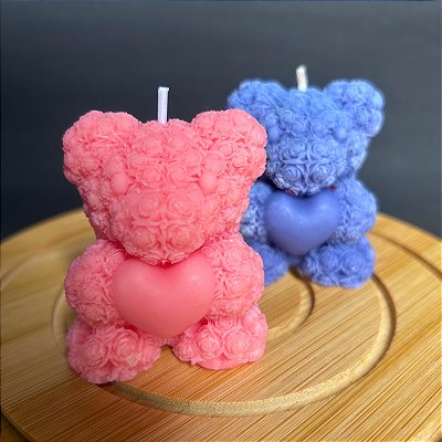 Vela Ursinho com Coração