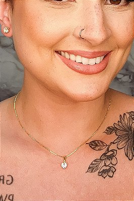 Conjunto Coração De Zircônia