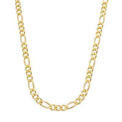 Corrente Dourada Masculina Elo 3 por 1