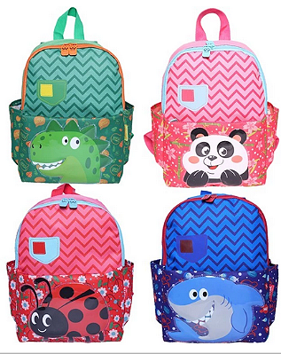 Mochila Baby Unisex com Estampas Divertidas