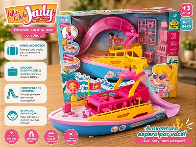 Iate Sunshine Judy com Escorregador e Acessórios