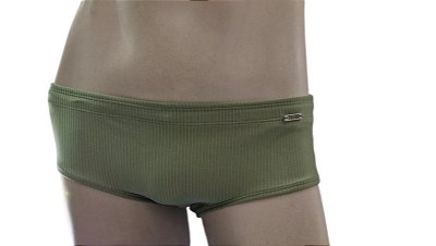 Sunga Tradicional Texturizada - Verde Alecrim