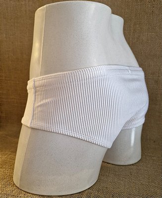 Sunga Tradicional - Branca Texturizada