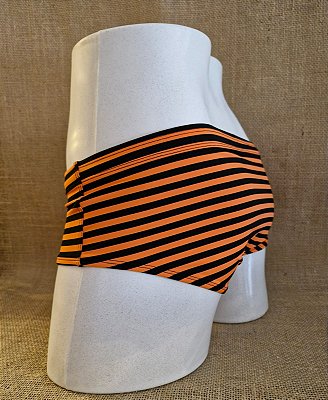 Sunga Tradicional - Listras laranja e preto