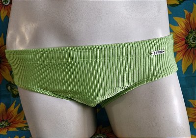 Sunga Cavada Texturizada - Verde