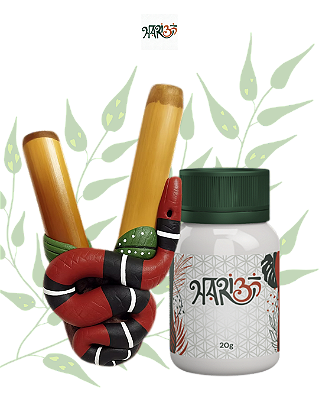 Kit Kuripe Cobra Coral + Rapé Indígena - Medicina da Floresta