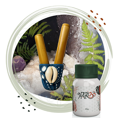 Kit Kuripe Búzios + Rapé Indígena - Medicina da Floresta