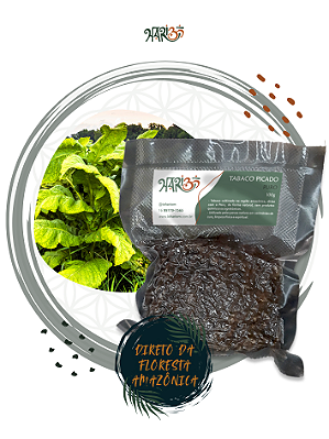 Tabaco Mói Puro Orgânico Picado para Cachimbo - 100g