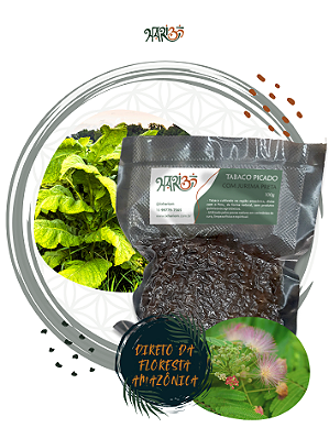 Tabaco Mói com Jurema Preta Orgânico Picado para Cachimbo - 100g