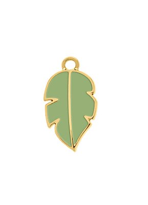 Pingente Folha Verde