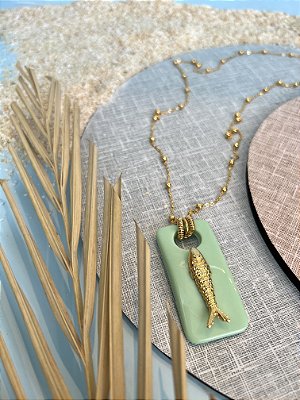 Colar longo Fish