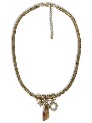Colar Curto Lurex