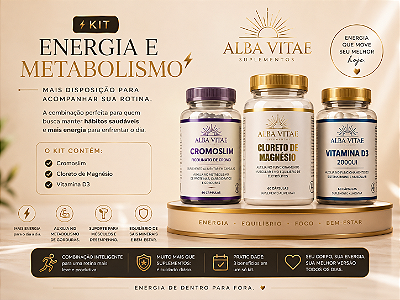 Kit Energia E Metabolismo