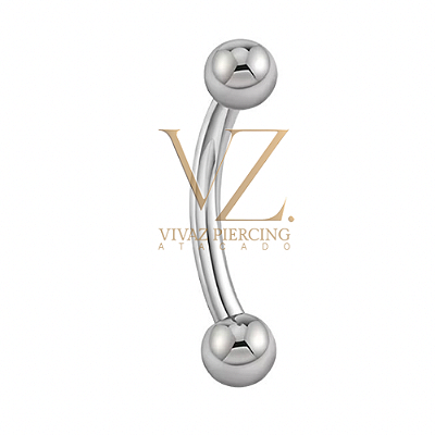 Piercing Titânio cruvo 1.2x8