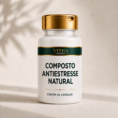 Composto Antiestresse Natural - 60 Cápsulas l VITHA PHARMA