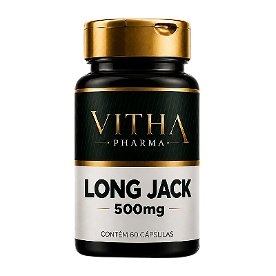 Long Jack 500mg - 60 cápsulas - Aumento de Energia e Vitalidade