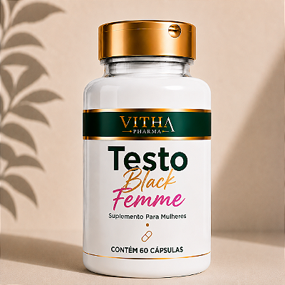 Testo Black Femme (60 Caps) – Libido e Vitalidade Feminina