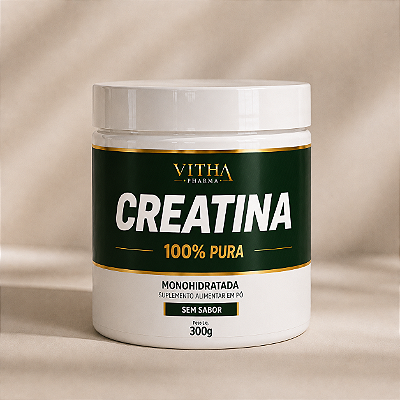 Creatina 100% Pura - COM LAUDO - 300g