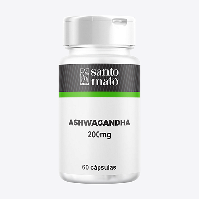 Ashwagandha 200mg 60 Cápsulas Suplemento