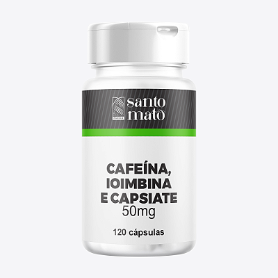 Cafeína Ioimbina e Capsiate - 120 Cápsulas