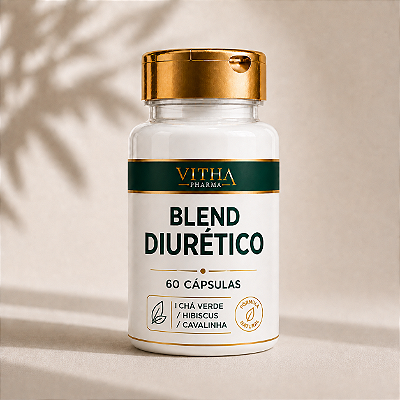 Blend Diurético - 60 Cápsulas - I Chá Verde / Hibiscus / Cavalinha