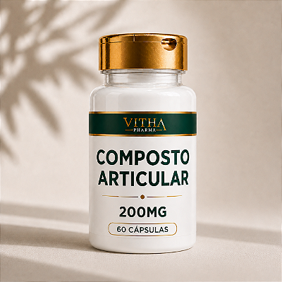 Composto Articular 200mg - 60 Cápsulas l ARTICULAÇÕES FORTES