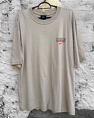 Camiseta Oversized NIKE -Cinza