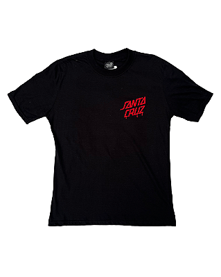 Camiseta Oversized Santa Cruz - Preta