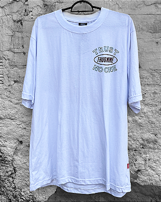 Camiseta Oversized THUG NINE - Branca