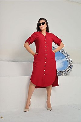 Vestido Midi Elegante e Versátil