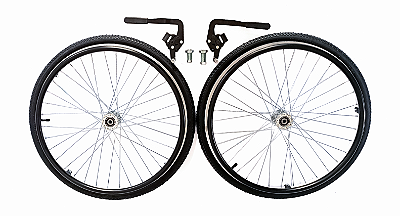 Rodas traseiras aro 24"