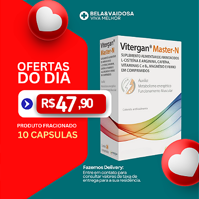 Vitergan (Master) Produto Fracionado 10 capsulas