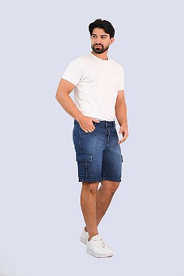 333 - BERMUDA MASCULINA CARGO #MM# NEW RIMINI