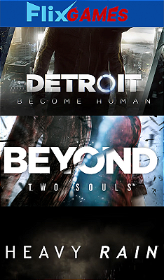 Trilogia Detroit Become Human + Heavy Rain + Beyond: Two Souls