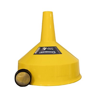 FUNIL POLIETILENO RETO DIAM.300MM - 12" COM PENEIRA 4 L BREMEN 2119