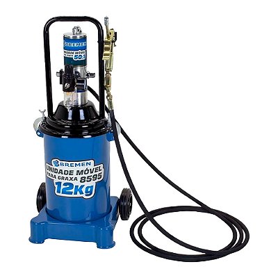 UNIDADE MOVEL PARA GRAXA 12 KG • 850 G/MIN RATEIO 50:1 BREMEN 8595