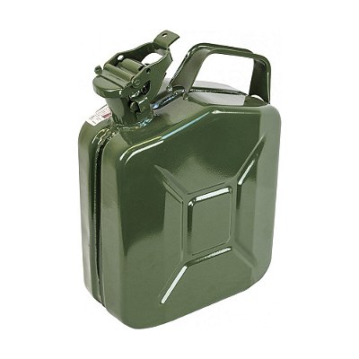 GALÃO METAL P/ AGUA E COMBUSTIVEL 5 L • CHAPA DE AÇO 0,6MM BREMEN 6613