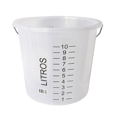 BALDE GRADUADO DE POLIETILENO 1L - 10L BREMEN 6404